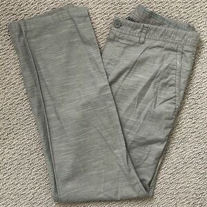 Men’s Ashworth Gray & White Golf Pants